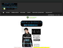 Tablet Screenshot of perfectmensblazers.com